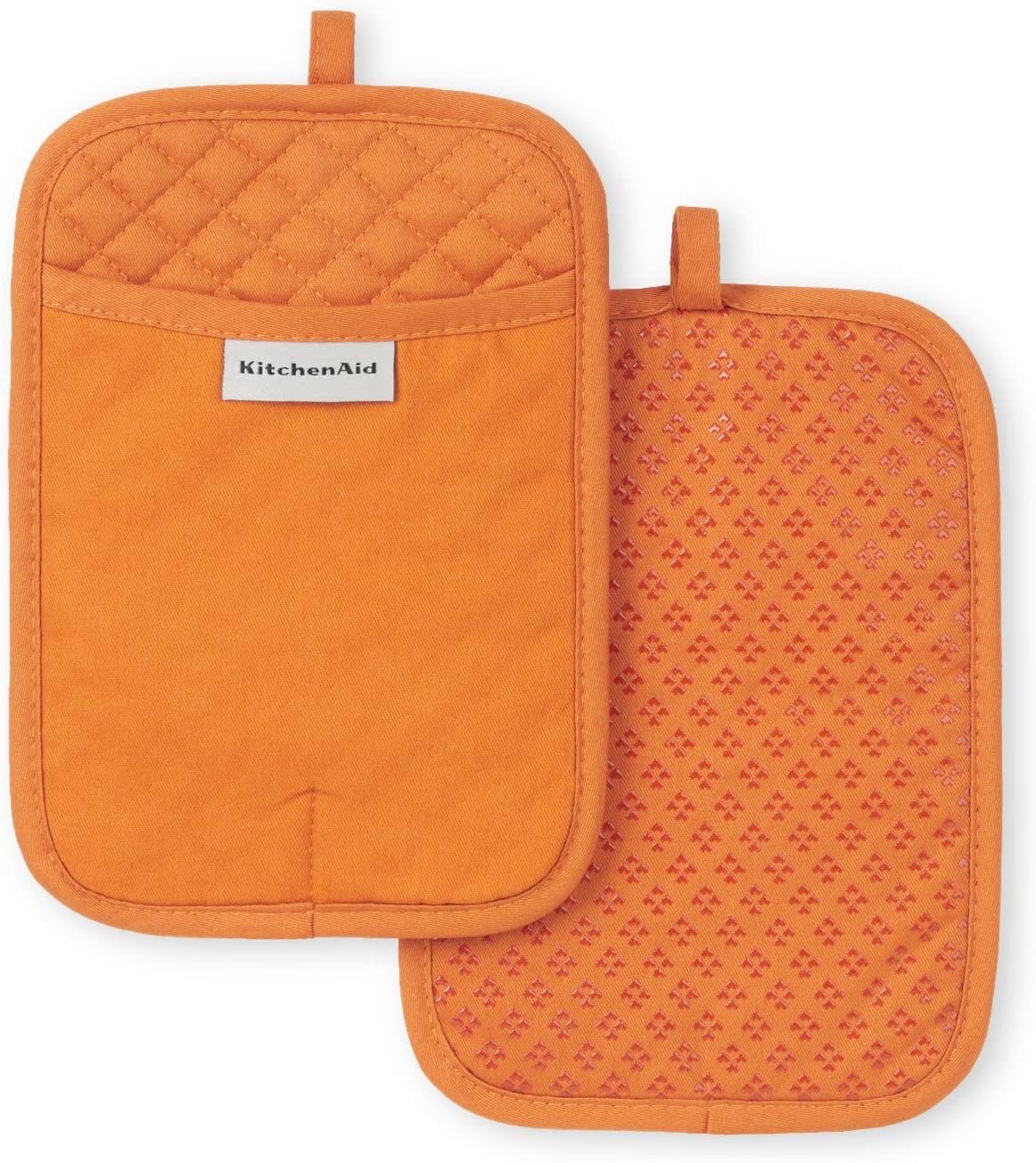 KitchenAid Asteroid Pot Holder 2-Pack Set, Honey, 7