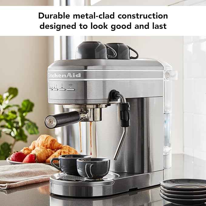 KitchenAid Metal Semi-Automatic Espresso Machine - KES6503