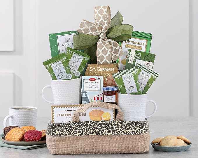 Wine Country Gift Baskets Coffee, Snacks and Tea Gift Basket