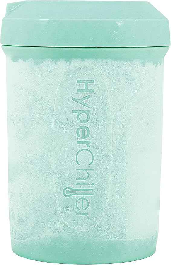 HyperChiller HC2M# Patented Iced Coffee/Beverage Cooler, NEW, IMPROVED,STRONGER AND MORE DURABLE! Ready in One Minute, Reusable for Iced Tea, Wine, Spirits, Alcohol, Juice, 12.5 Oz, Spearmint