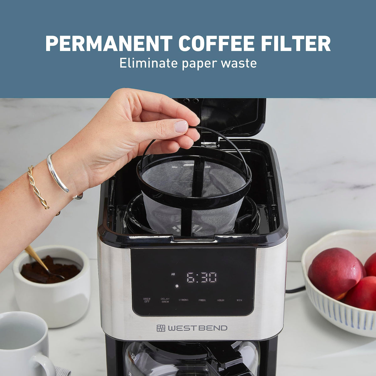 Coffee maker trivet for brewing iced coffee