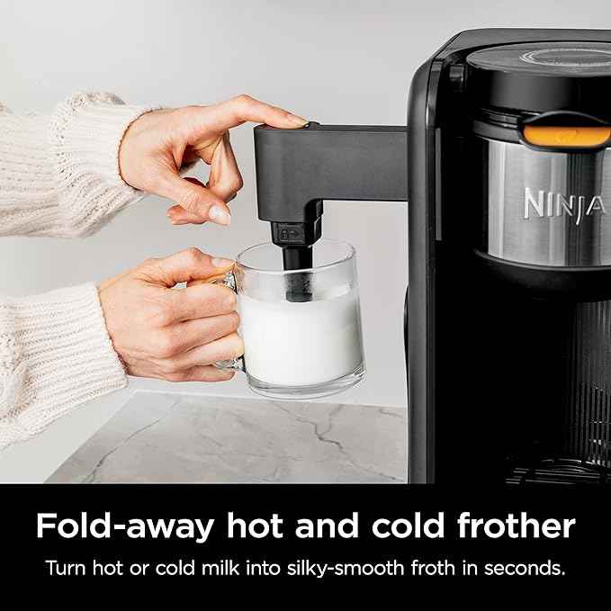 Shark Ninja CP307 Hot and Cold Brewed System W/Thermal Carafe Coffee Maker, Black