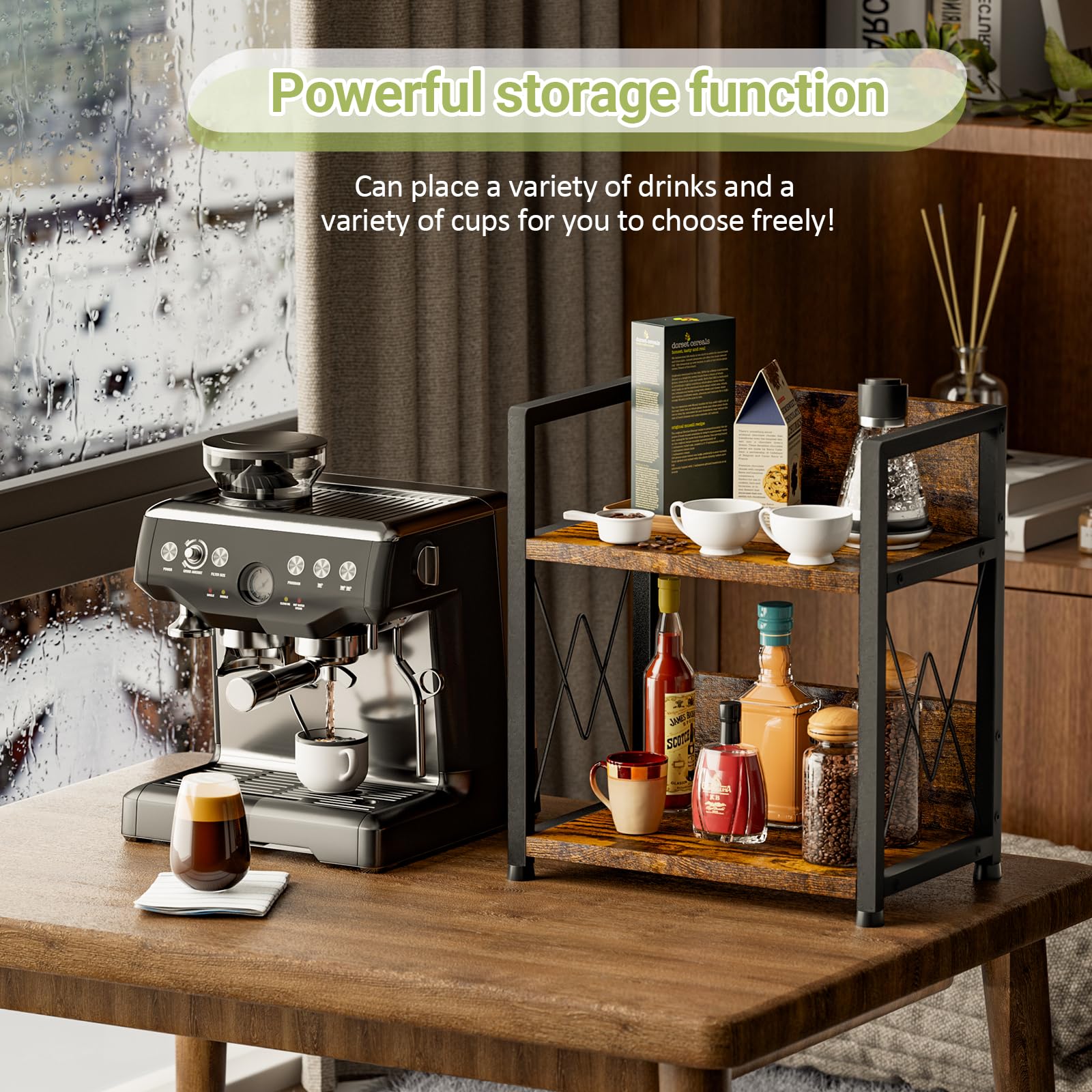 Coffee Bar Accessories Organizer