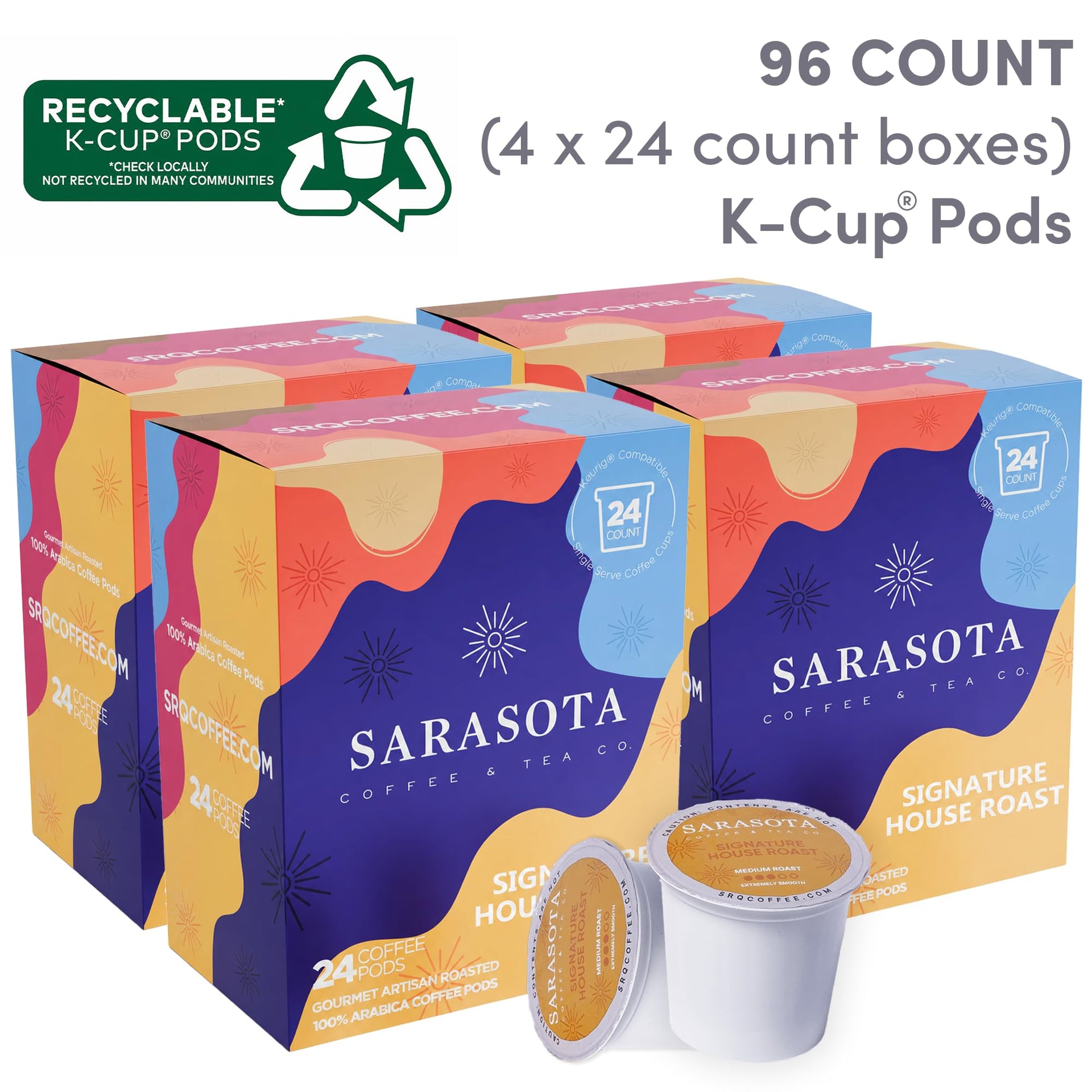 Sarasota Coffee Breakfast Blend K (96 Count)