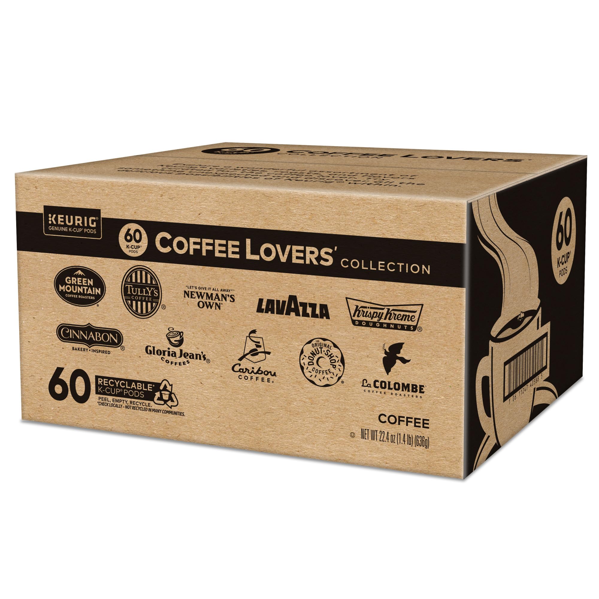 Coffee Lover's Collection Variety Pack (60 Count)