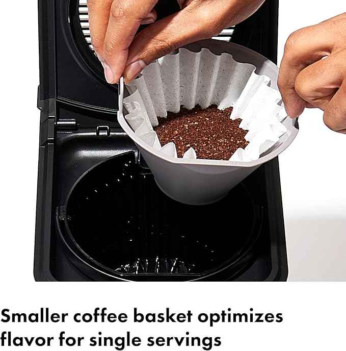 OXO Brew 8-Cup Coffee Maker with Podless Single-Serve Function and Glass Carafe