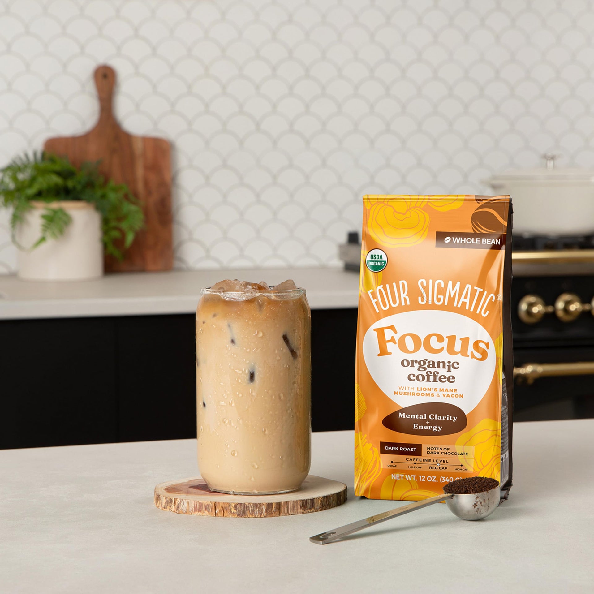 Dark Roast Organic Whole Bean Coffee (12 Ounce)