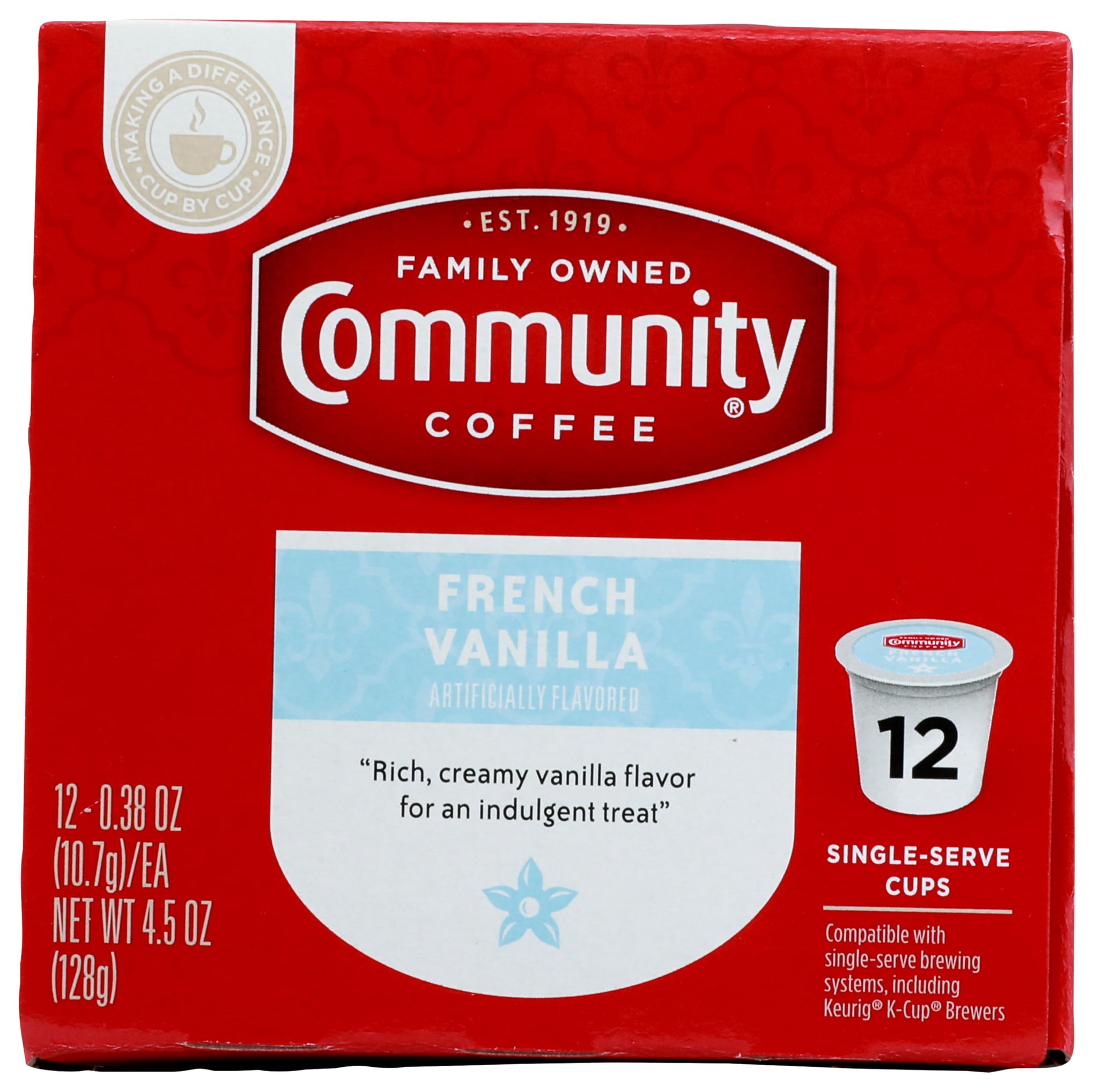 French Vanilla Flavored 12 Count Keurig K