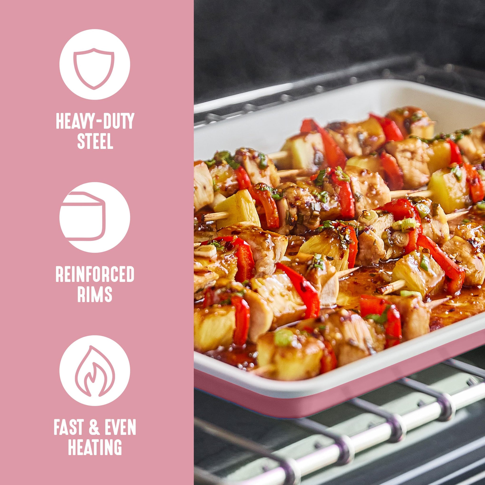 18” x 13” Ceramic Nonstick Half Cookie Sheet
