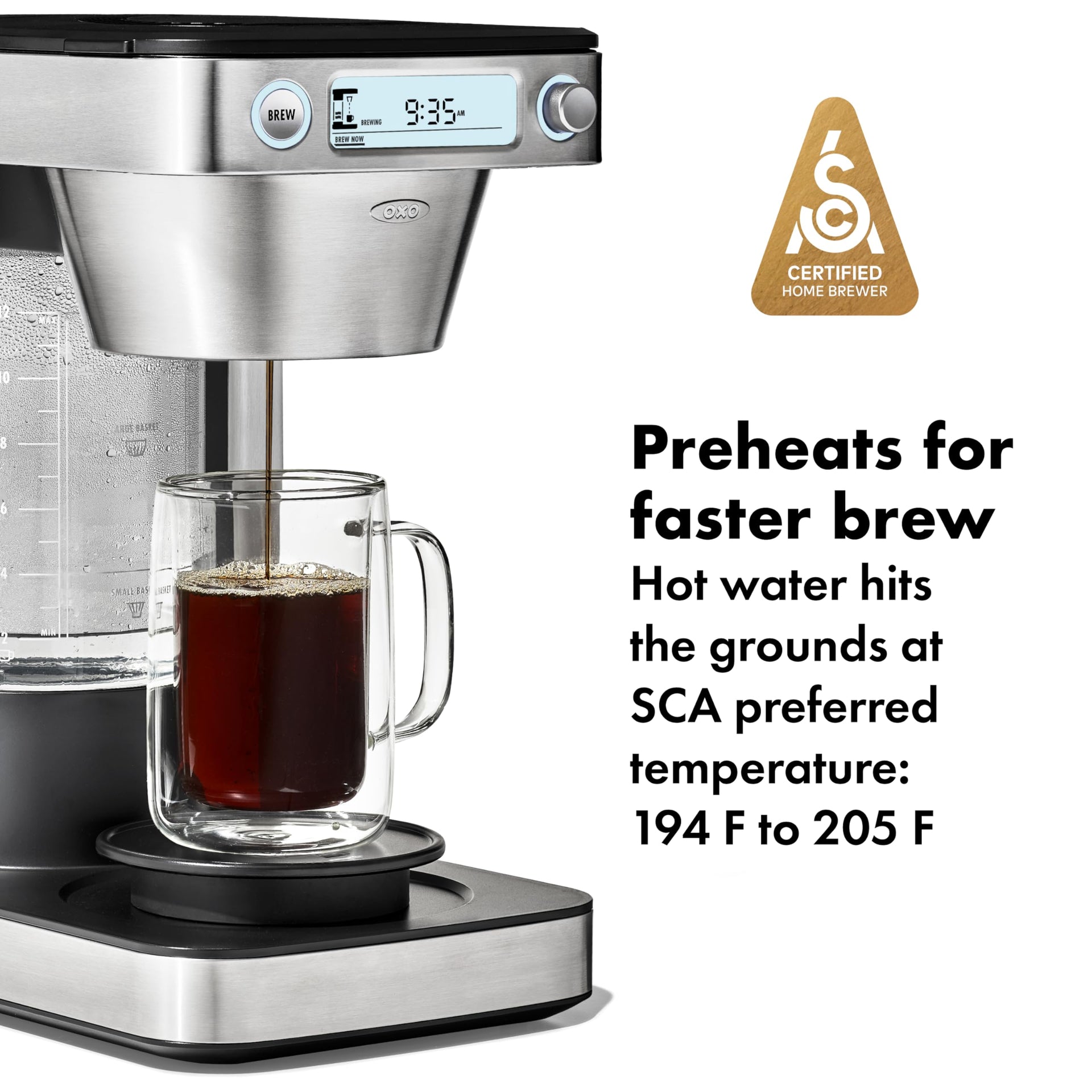 Brew 12 Cup Coffee Maker With Podless Single