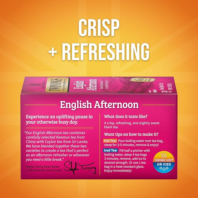 Twinings Tea English Afternoon Tea, 20 ct