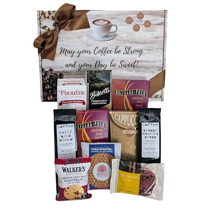 Gourmet Coffee Gift Box | Coffee Lover Gift Basket for Birthday, Holidays, Corporate Gifting, Coffee Gift Set for All Occasions | Birthdays, Anniversaries, Christmas, New Year, Coworkers, Business Occasions