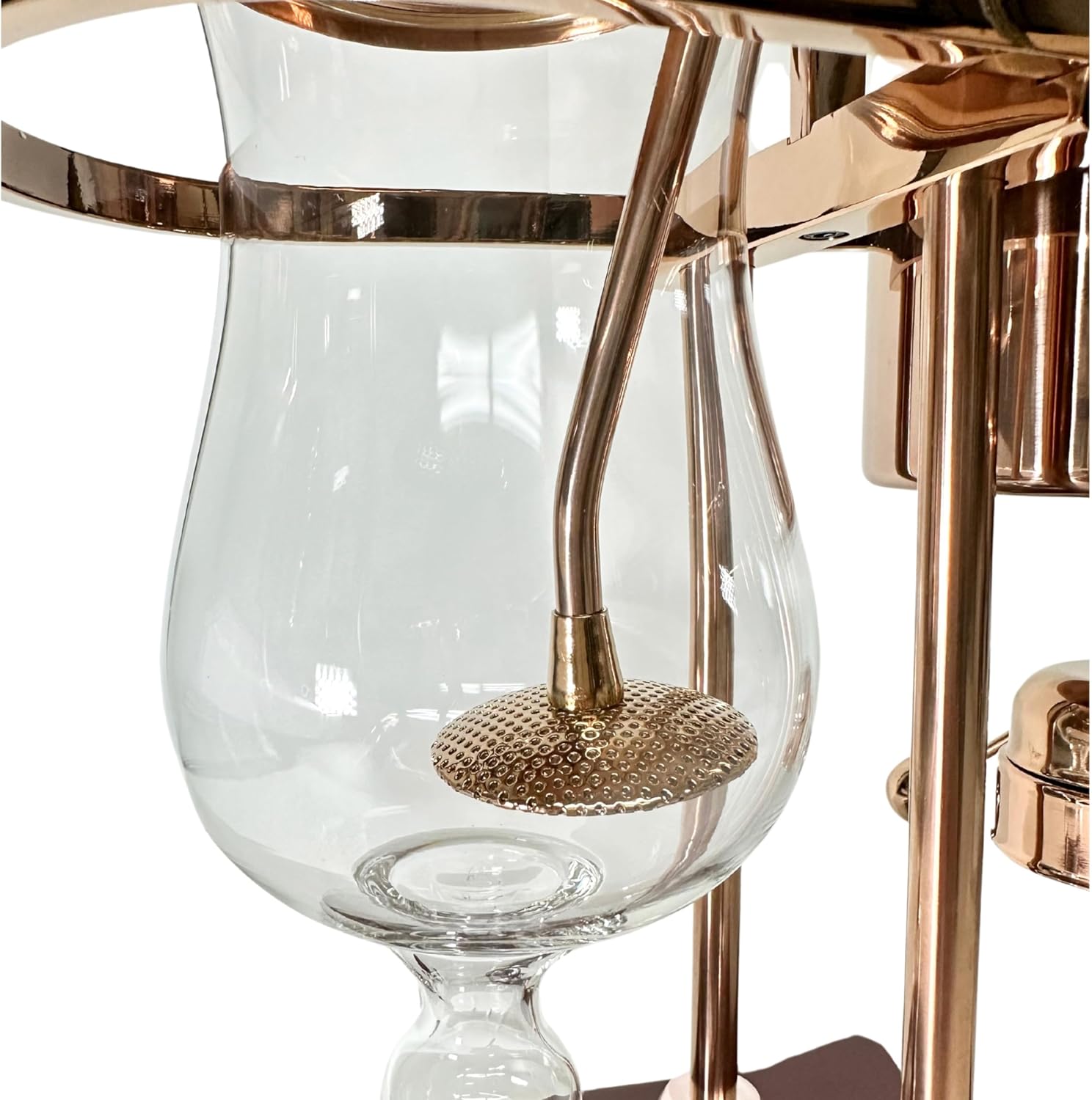 Nispira Belgium Royal Family Balance Syphon Unique Gravity Vintage Coffee Maker Vacuum Brewing System Copper 500 ml - Blissbrew