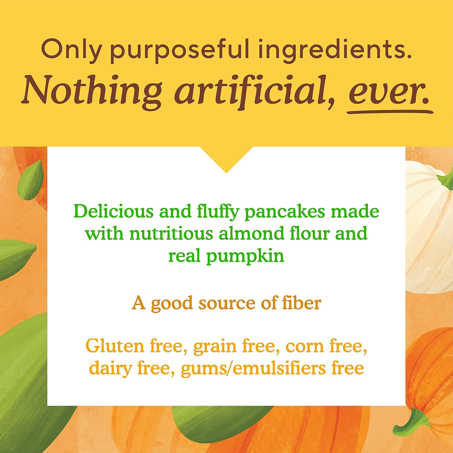 Simple Mills Almond Flour Pancake & Waffle Mix, Pumpkin - Gluten Free, Plant Based, Paleo Friendly, Breakfast 10.7 Ounce (Pack of 6)