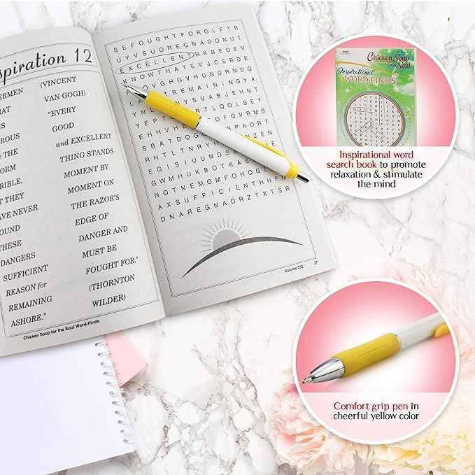Get Well Soon Gifts for Women or Men - Gift Set Includes Luxury Blanket, Temperature Retention Cup, TLC Tea Kit & Inspirational Word Search Book - After Surgery, Thinking of You Care Package