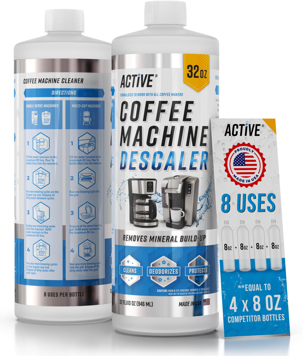 32 oz liquid coffee machine descaler bottle