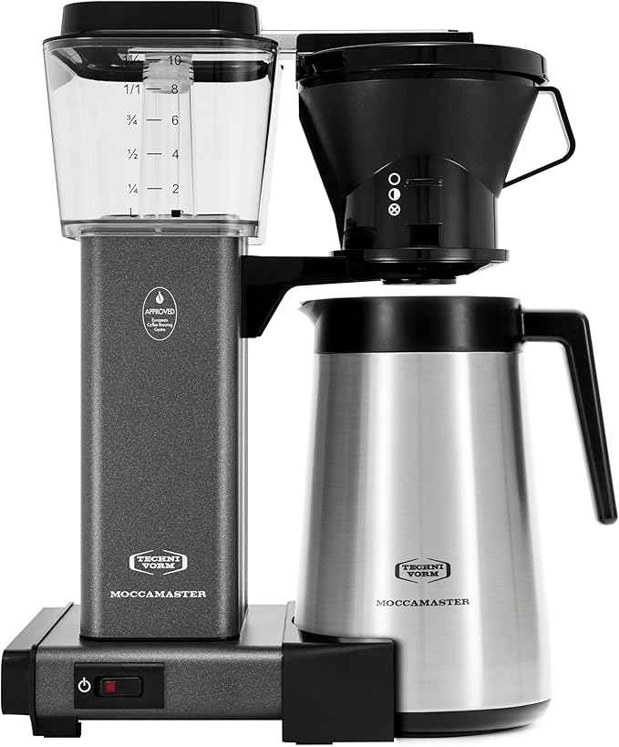 Technivorm KBT Coffee Brewer, 40 oz, Stone Grey