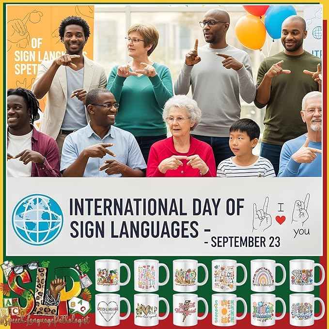 12 Pcs National Speech-language Pathologist Day Thank You Gifts 11oz Ceramic Mugs Cup Bulk Coffee Mugs for Tea Milk Latte Hot Chocolate Pathologist Happy SLP Day Party Supplies
