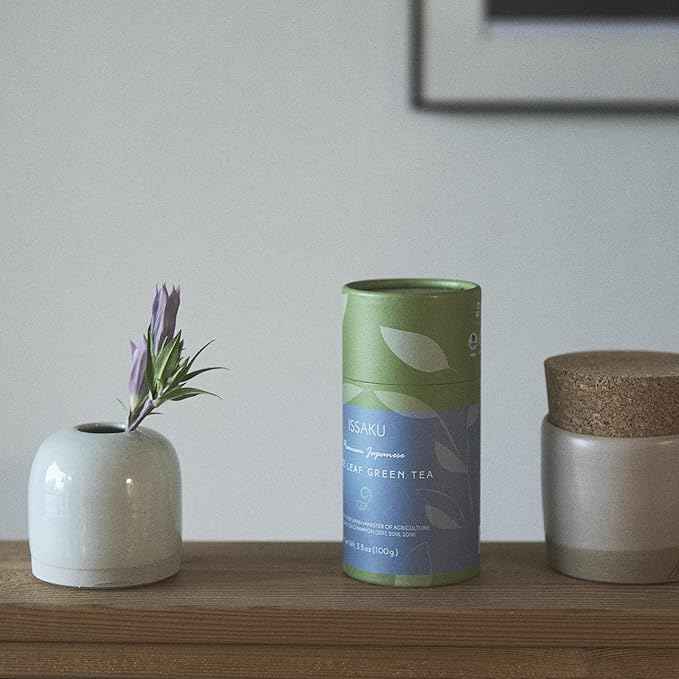Matcha, Issaku and Nozomi Tea Assortment from Japanese Green Tea Co – Single Origin All-Natural Japanese Tea Set – Non-GMO, No Sugar – Ideal for Tea Lovers