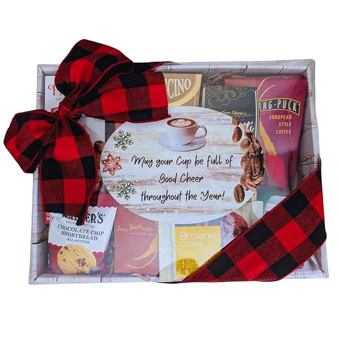 Coffee & Chocolate Gift Basket | Coffee Lover Gift Set for Christmas, Thanksgiving, Birthday, Friends & Coworkers, Corporate Occasions, Holidays