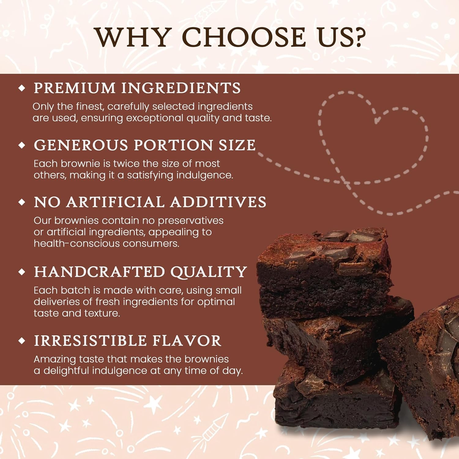 Ruth’s Chocolate Chunk Cake Style Brownies 3 Dozen – Gourmet Baked Treats | Delicious Gift with The Finest Ingredients | Guaranteed to Arrive Fresh