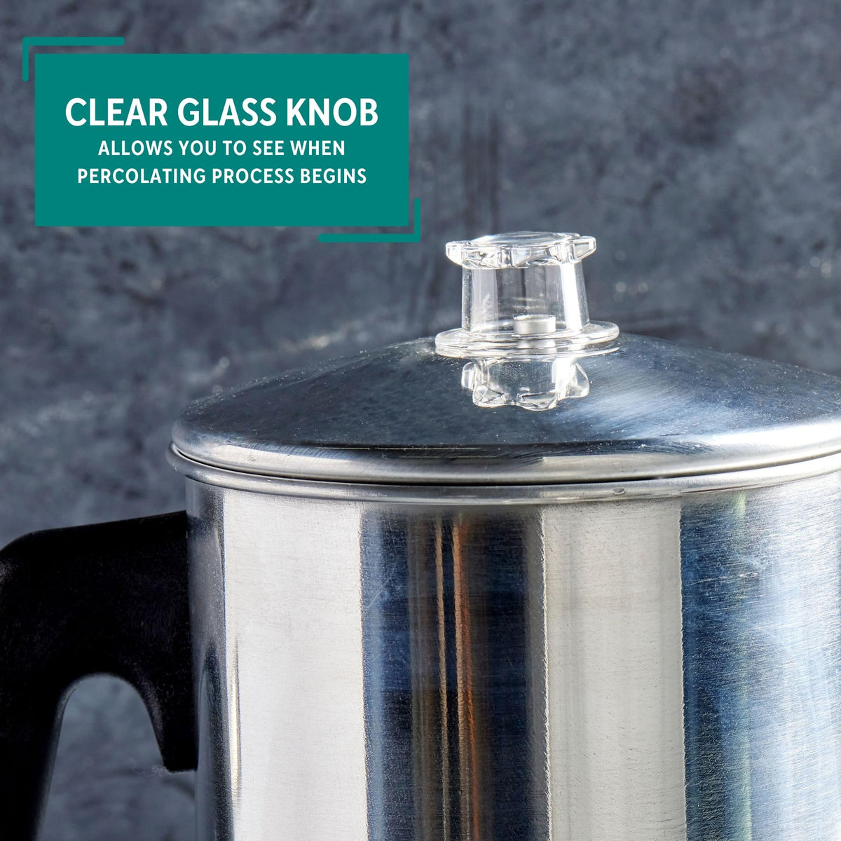 Percolator with non-drip pouring spout