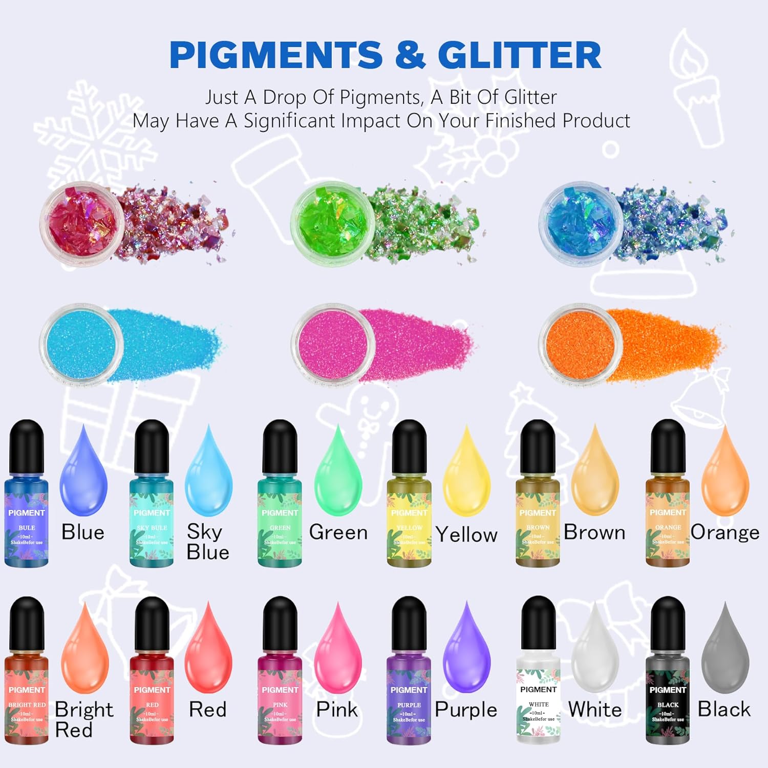 IGaiety Resin Coaster Molds Silicone Kit Cutting Serving Board Mold 82 Pcs Geode Tray Molds with Pigments for Starter Beginners Bundle Epoxy Resin Coasters Casting Kit Cup Mats Home Decoration Set