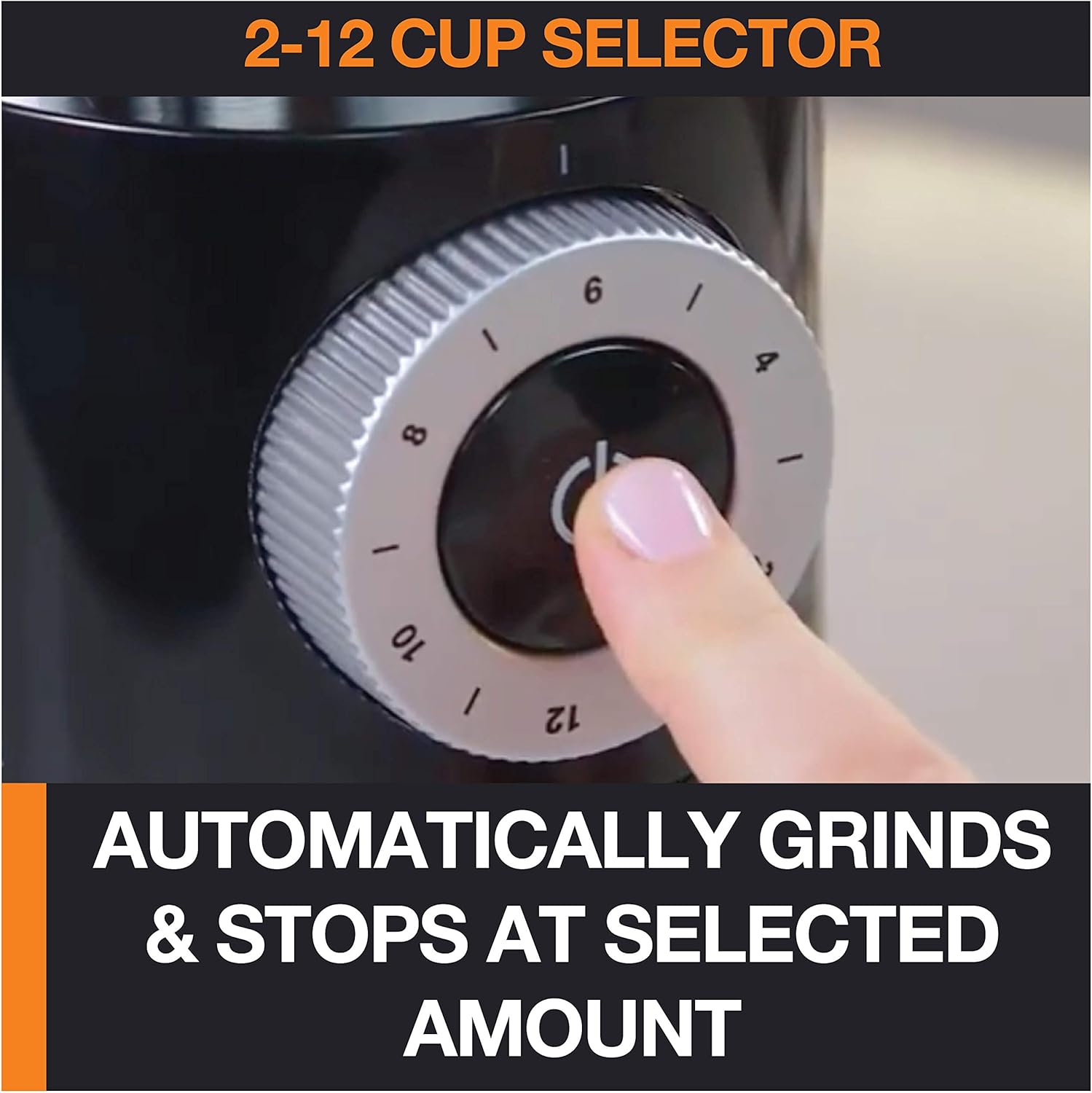 KRUPS Precision Burr Coffee Grinder: 12 Settings, 8 oz Capacity for Drip, French Press, Espresso, Pour Over, Cold Brew - Stainless Steel, 110W, Auto-Stop, Easy Clean - Blissbrew