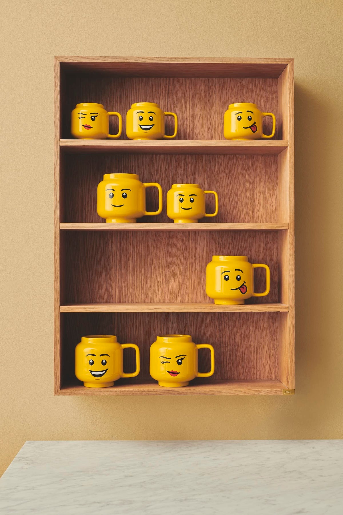 Boy face mug showing printed design