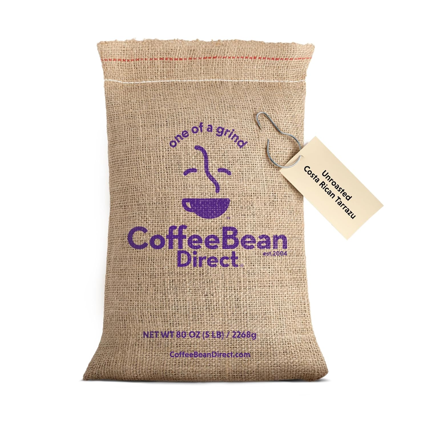 Coffee Bean Direct Unroasted Costa Rican Tarrazu, 5 Pound (Pack of 1)