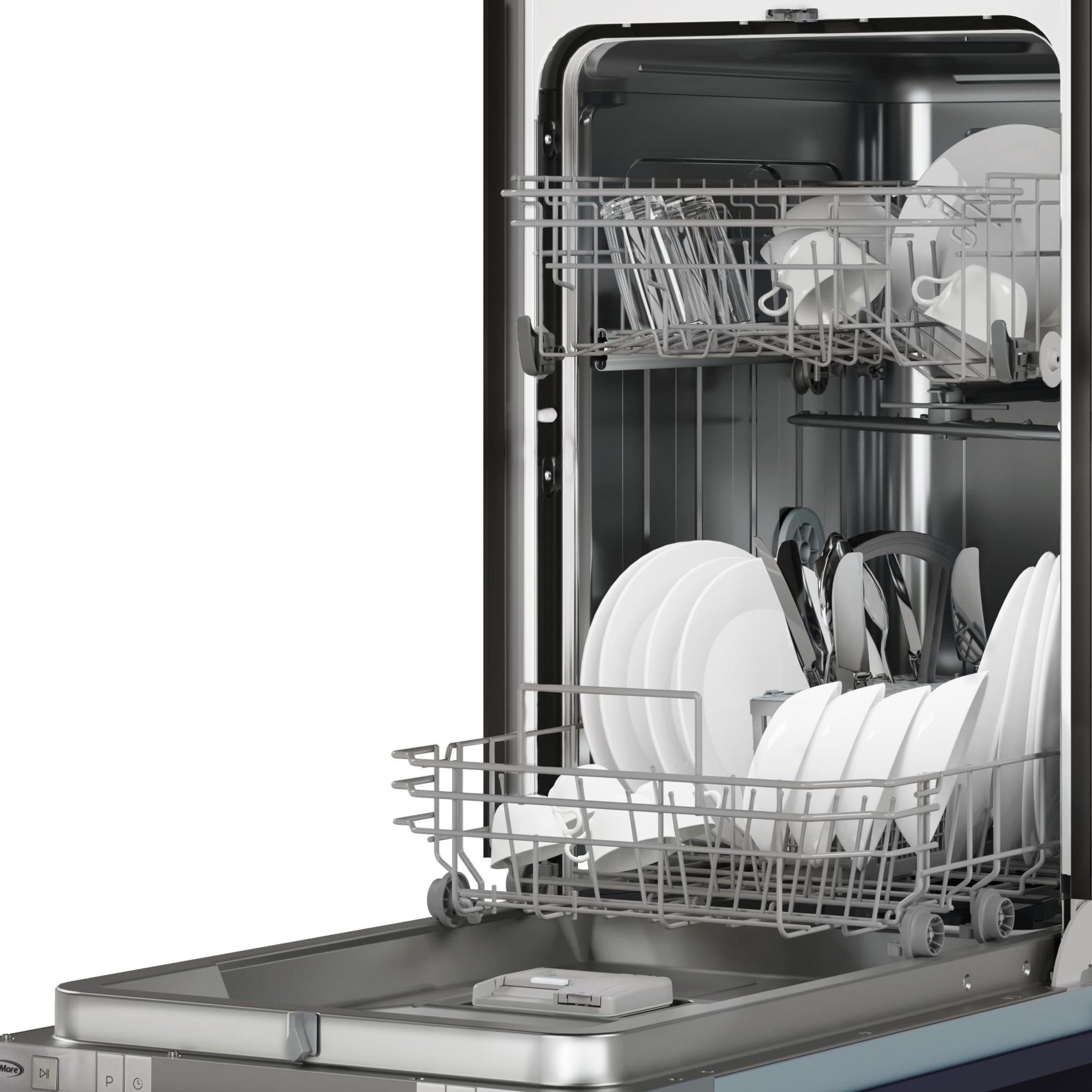18 in. ADA Panel Ready with 8 Place Settings 52 DB Dishwasher in Stainless