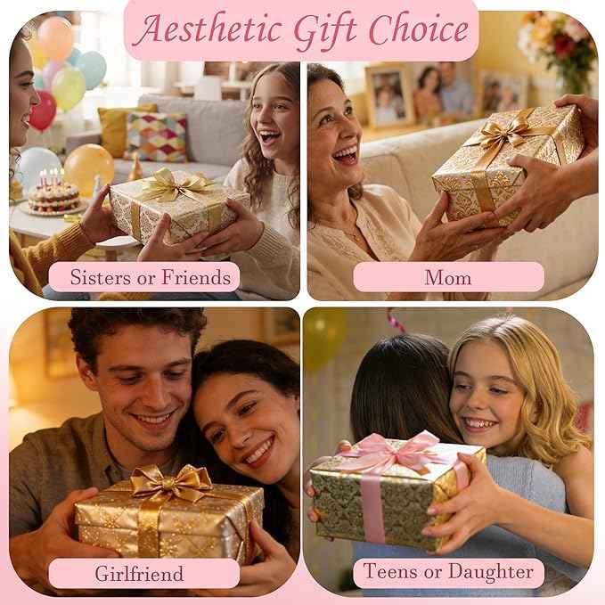 8Pcs Cute Ceramic Matcha Set with Whisk Bowl, Matcha Tea Kit Holder, Bamboo Scoop, Sifter, Towel Included, Valentine's Mother's Day Gift for Matcha Lover Women (White Sakura)