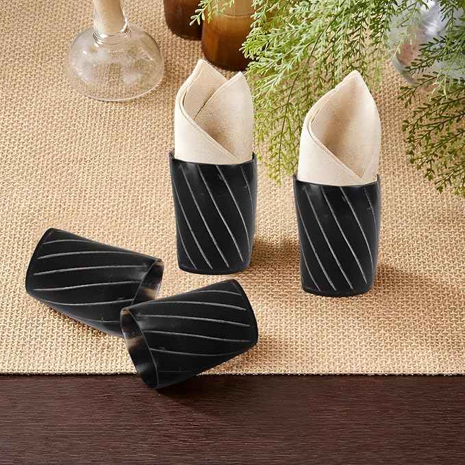 Handicrafts Home Viking Horn Shot Glasses Set of 8, Handmade Natural Ox Horn, Rustic Viking Drinkware Whiskey Shot Cups, Father’s day Gifts, Birthday Gifts for Men, Room Decor for Men