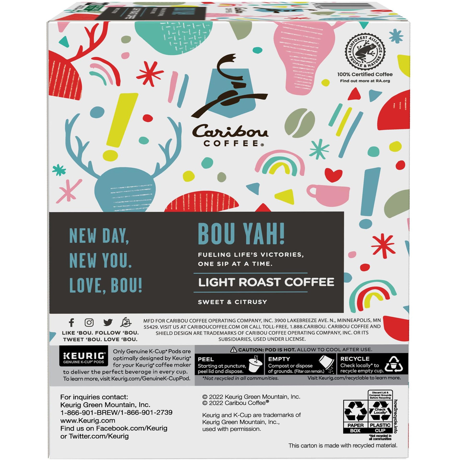 Bou-Yah, Keurig Single Serve K-Cup Pods, 22 Count