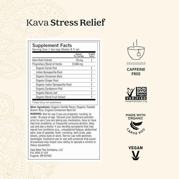 Yogi Tea Stress Relief & Herbal Tea Variety Pack - 16 Bags per Pack (12 Packs) - Organic Herbal Sampler - Includes Bedtime, Kava Stress Relief, Soothing Caramel Bedtime & More