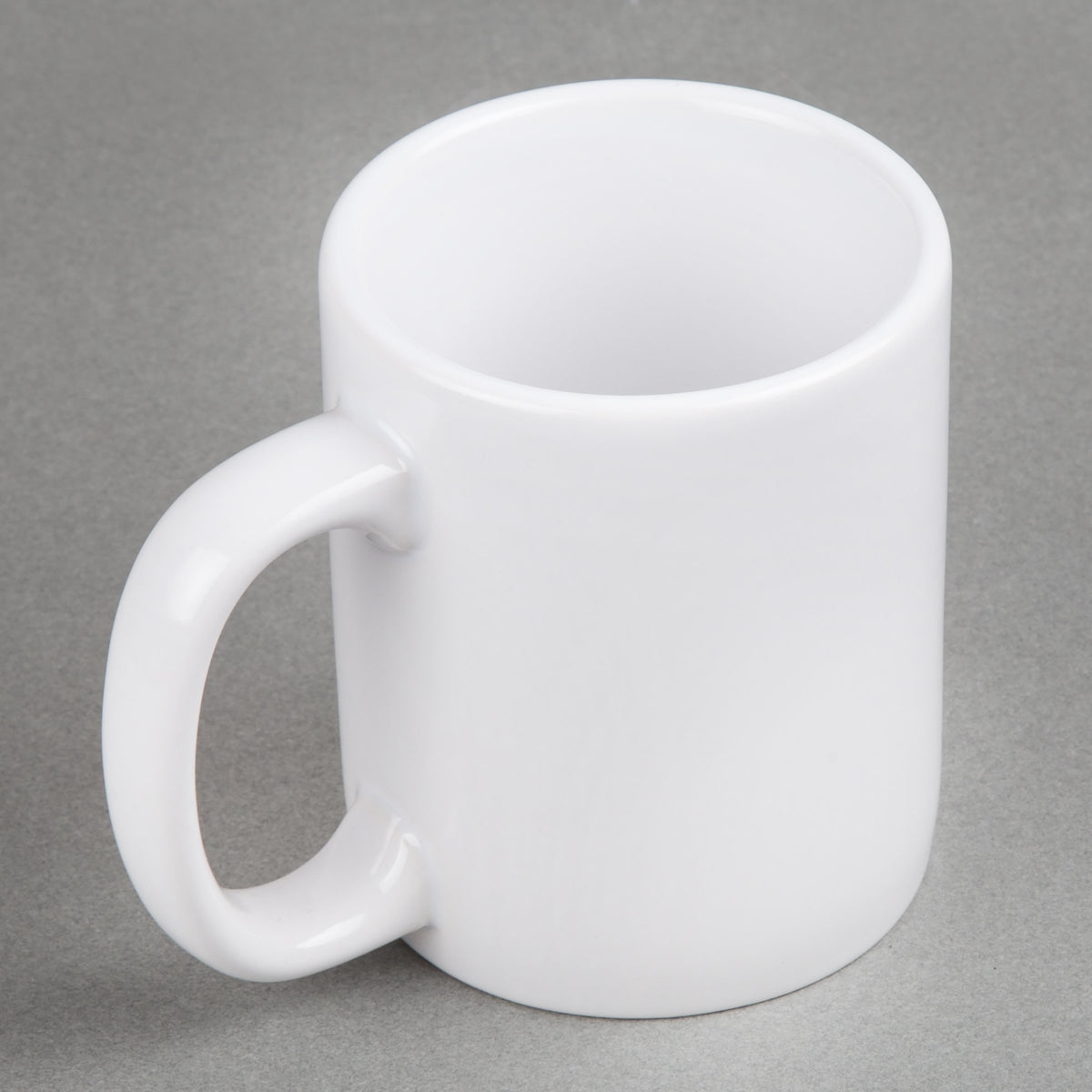 Matching white mugs for home or office use