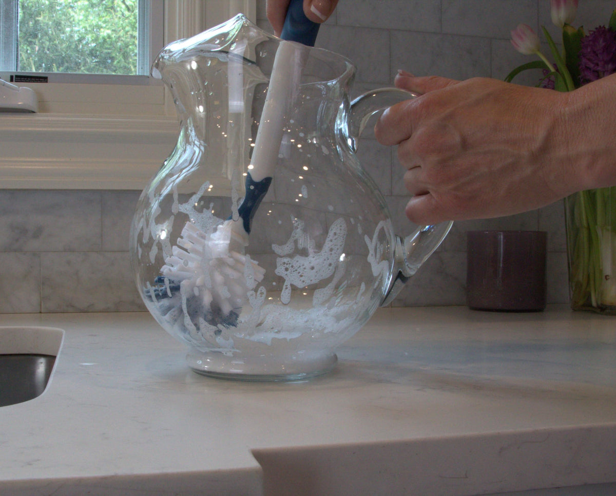 12.7” Flexible Glass and Bottle Scrub Brush