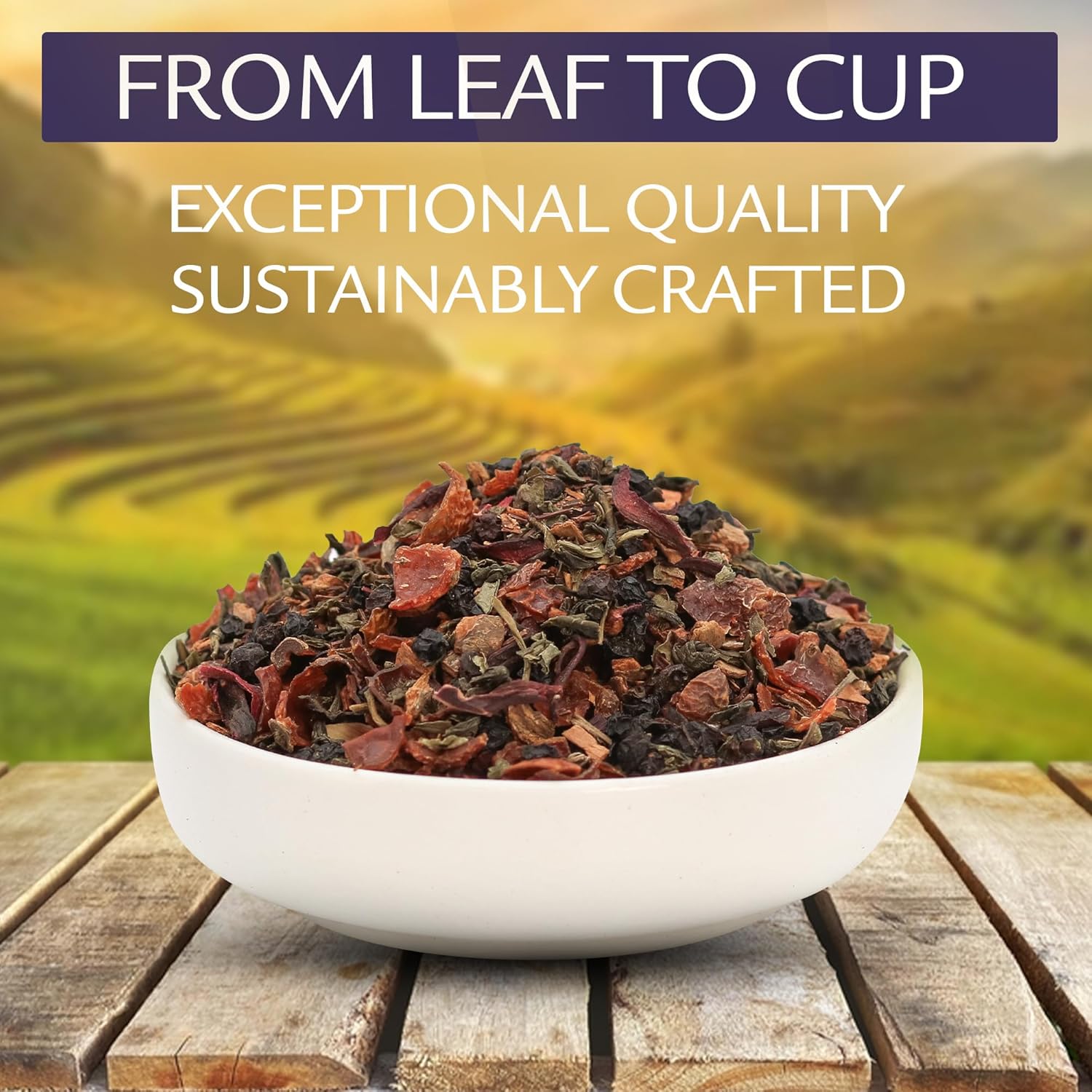Birdsong Fountain of Pitta: Organic Green Tea Loose Leaf with Berries, Rooibos, and Cinnamon | Light, Refreshing and 100% Natural Tea with Health Benefits | Loose Leaf Hot, Cold Tea