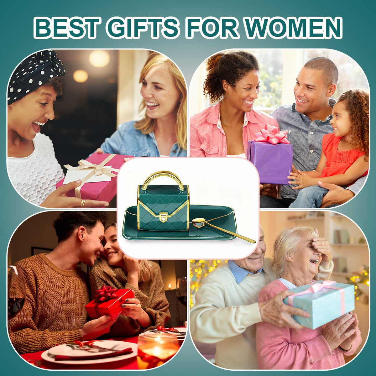 Coffee mug set packed in a gift box