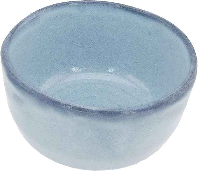 BambooMN Brand - Matcha Bowl Set (Includes Bowl, Rest,Tea Whisk, Chasaku, Tea Spoon & Tray) 1 Set Shimmering Blue