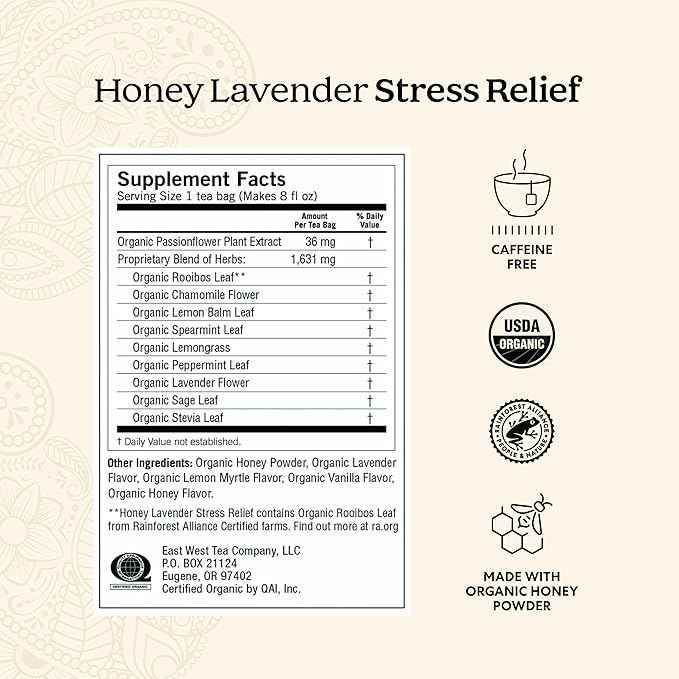 Yogi Tea Stress Relief & Herbal Tea Variety Pack - 16 Bags per Pack (6 Packs) - Organic Herbal Sampler - Includes Bedtime, Kava Stress Relief, Soothing Caramel Bedtime & More