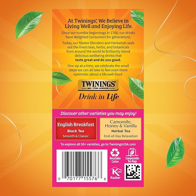 Twinings Tea English Afternoon Tea, 20 ct