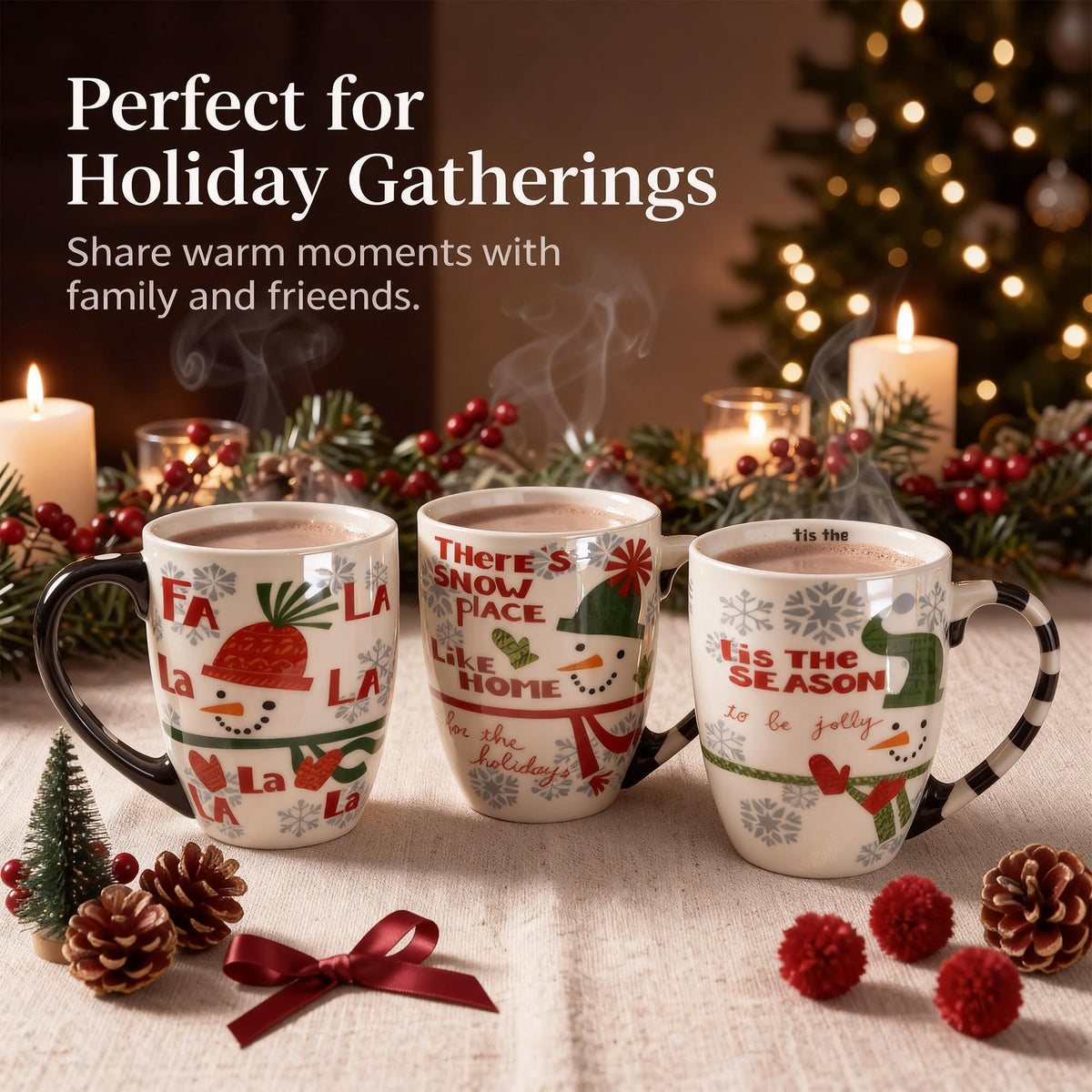 18 oz ceramic mug with ergonomic handle