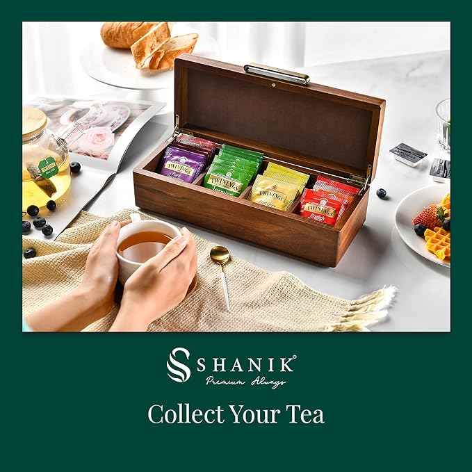 Shanik Wooden Large Watch Box for Men - Personalized Storage with 10 Slots - Organizer, With Engraving