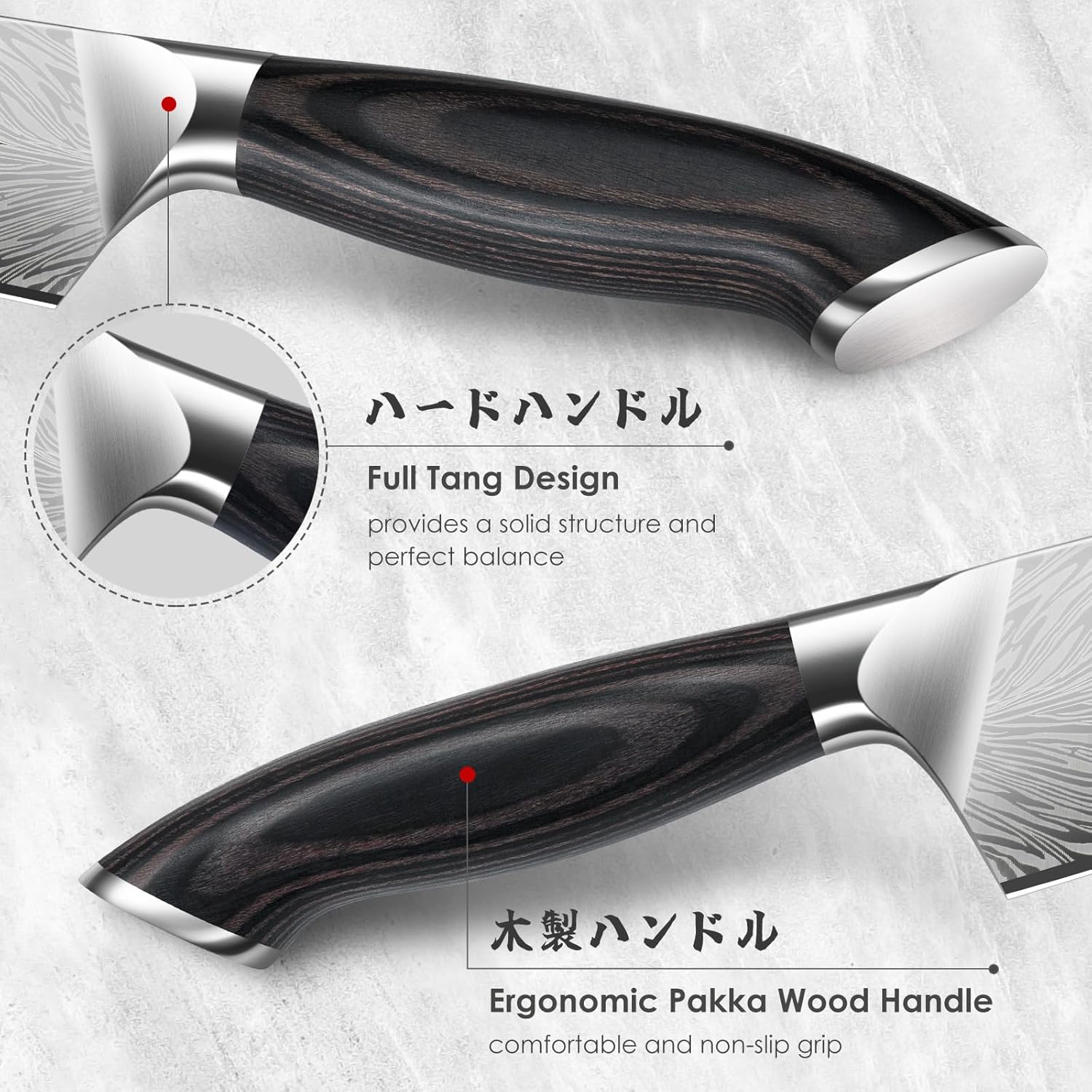 SHAN ZU Nakiri Knife in Powder Steel, Ultra Sharp 7 Inch Vegetable Kitchen Knife, High Carbon Japanese Chopping Knives, Multipurpose Chef Knives for Meat with Ergonomic Pakkawood Handle
