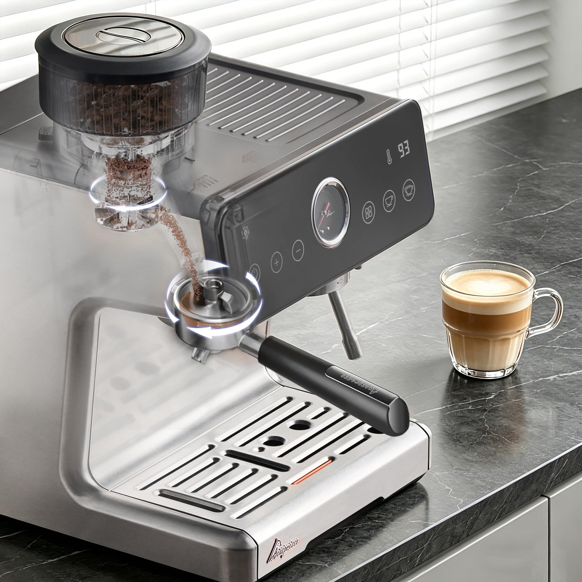 Espresso Machine with Grinder