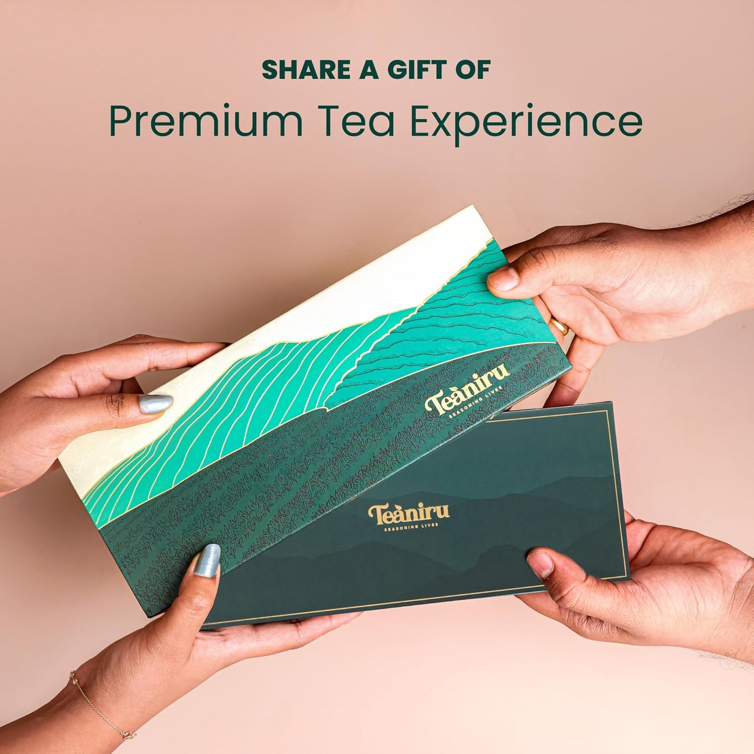 Teaniru, Gourmet Tea Collection – Pack of 100 | 6 Flavored Loose Leaf Tea Set | Gourmet Tea Gift Sets | Corporate Gifting & Bulk Gifts