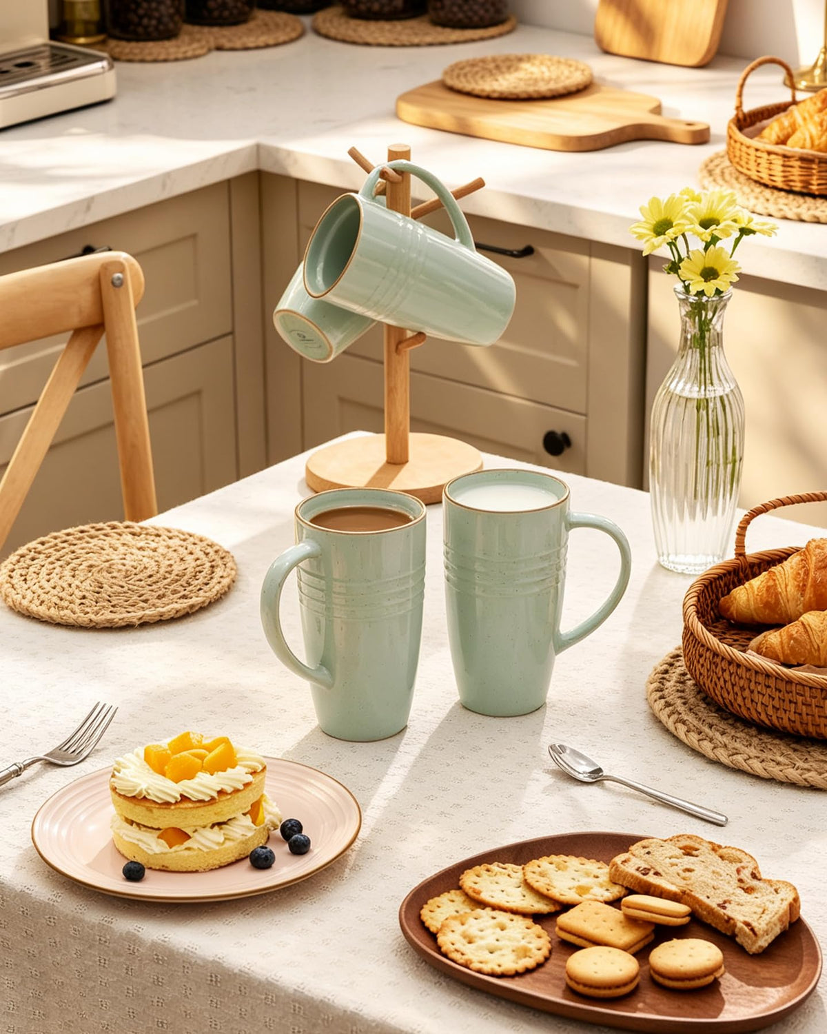 Large mug shown with gift box packaging