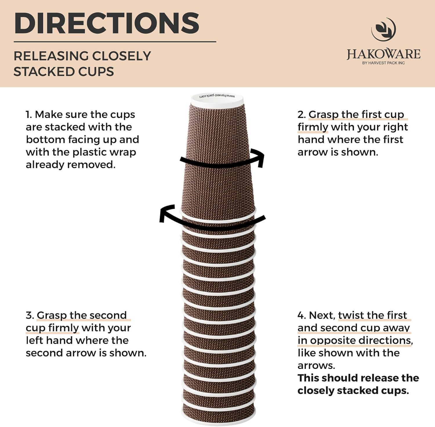 [400 SET]Harvest Pack 12 oz Disposable Coffee Cups, Insulated Ripple Double-Walled Paper Cup with Lid, Brown Geometric, Tea Hot Chocolate Drinks To go coffee cups