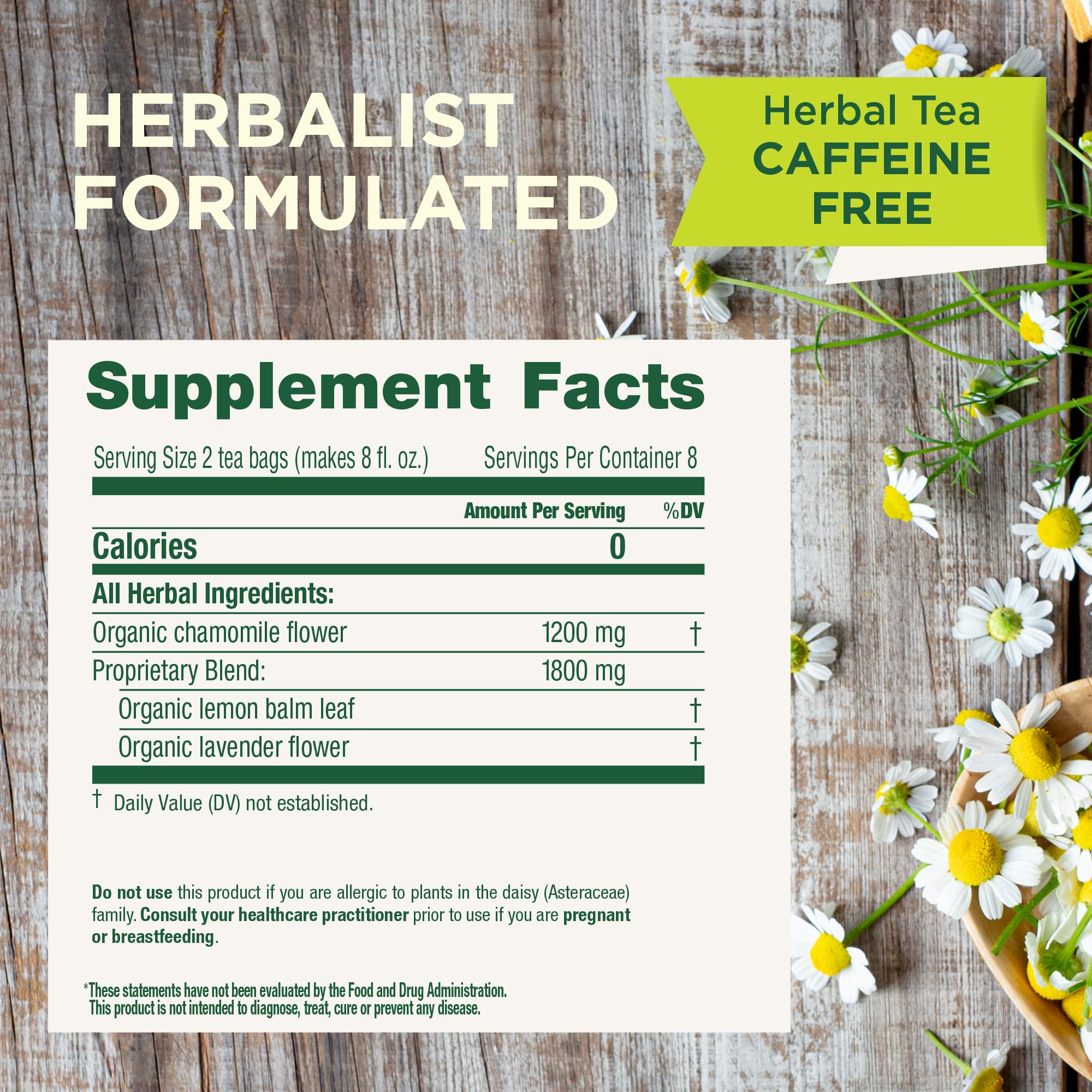 Organic Chamomile & Lavender (48 Count)